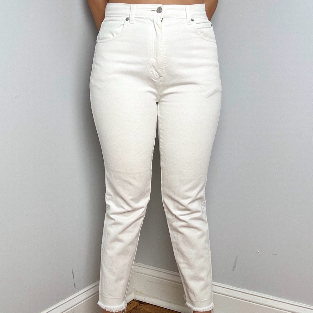 Vintage White High Rise Jeans